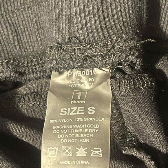 1st PHORM‎ WOMEN'S BLACK DRAWSTRING JOGGERS SIZE SMALL - Picture 6 of 6